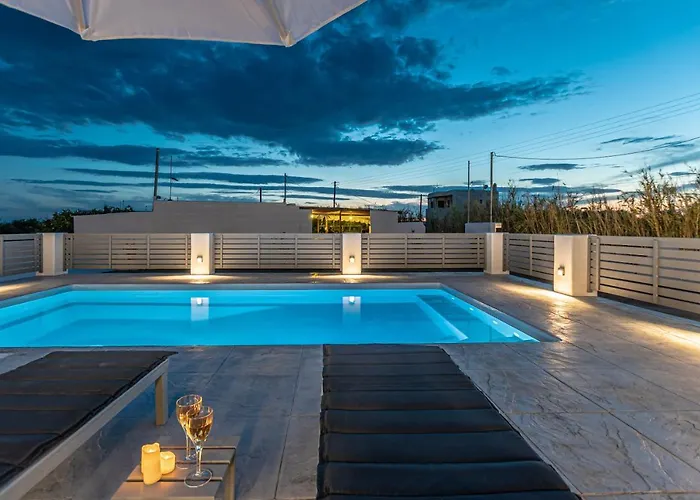 & Sea Private Pool Agia Anna Villa *