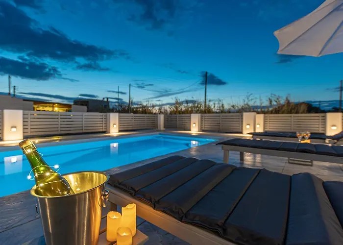 & Sea Private Pool Agia Anna Villa *