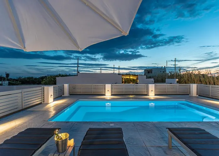 & Sea Private Pool Agia Anna Villa *